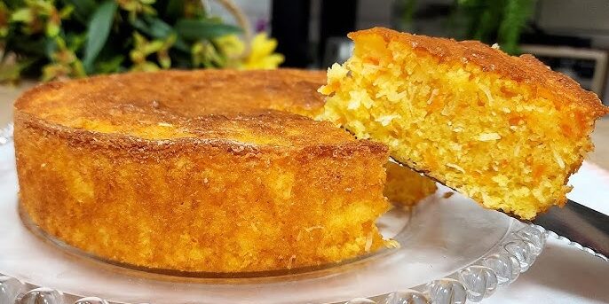 Bolo de Fubá Cremoso